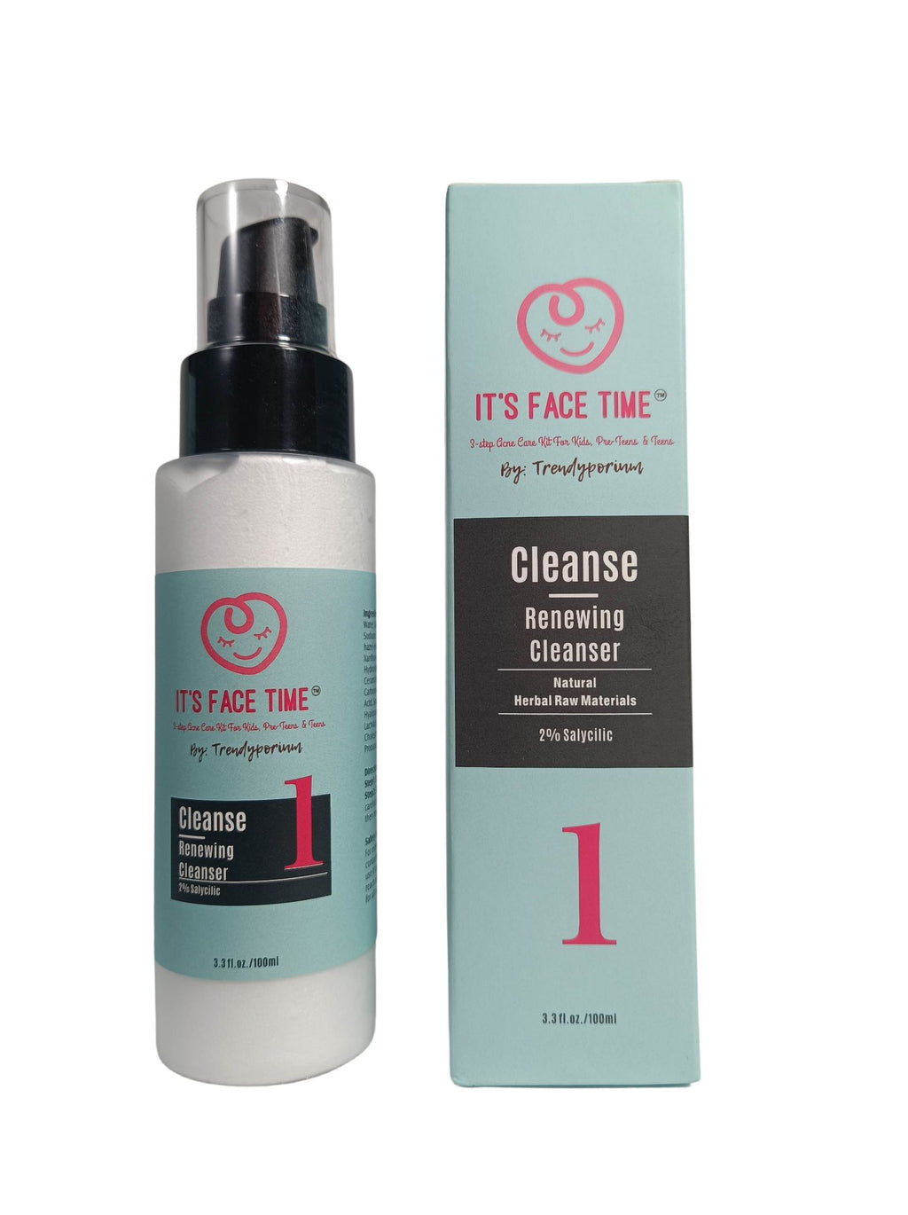 It’s Face Time™ 3-Step Acne Care Kit for Kids, Pre-Teens & Teens