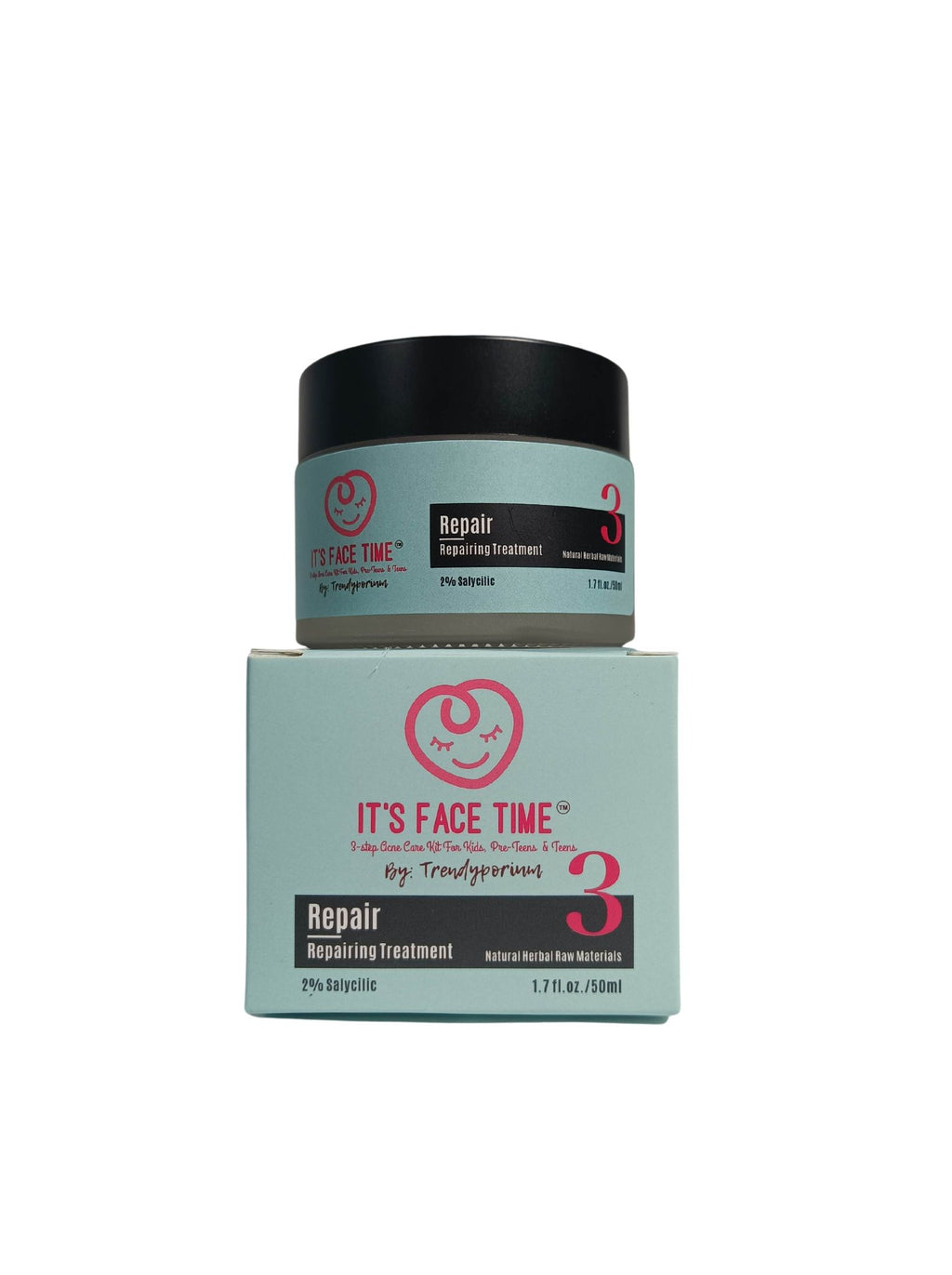 It’s Face Time™ 3-Step Acne Care Kit for Kids, Pre-Teens & Teens
